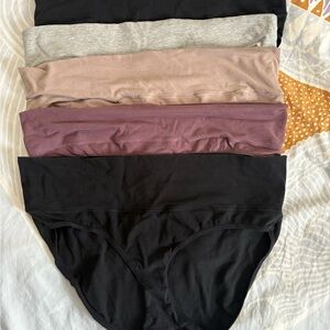 Set of 5 Women's Seamless Maternity Underwear XL